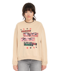 Volcom Play The Crew Women's Sweatshirt - Khaki