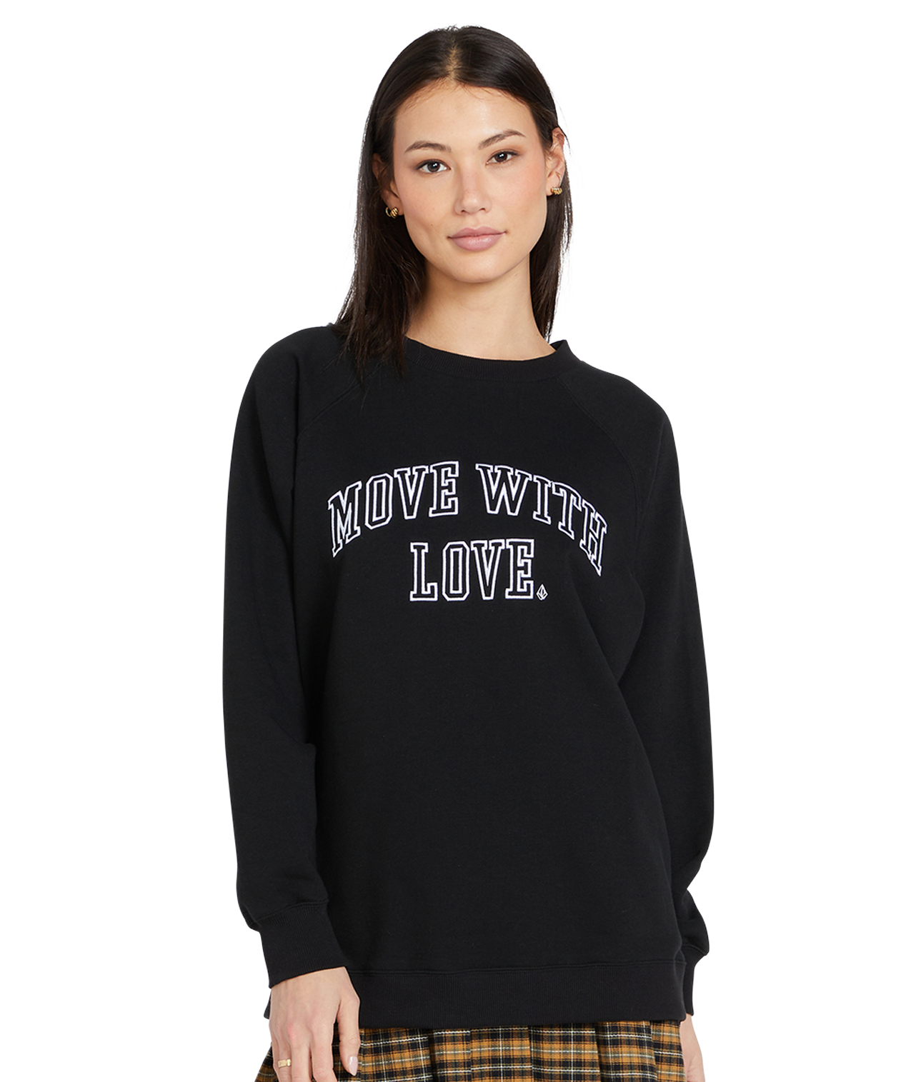 Volcom Women's Dede Crew Sweatshirt - Black
