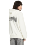 Damen Kapuzenpullover Volcom Fa Alix Zip Fleece - Star White