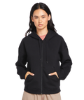 Volcom Stone Heart Up Zip Fleece Women's Zip Hoodie - Black