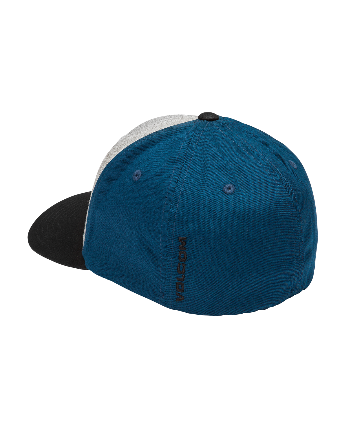 Boné Volcom Full Stone Hthr Flexfit - Azul Escuro
