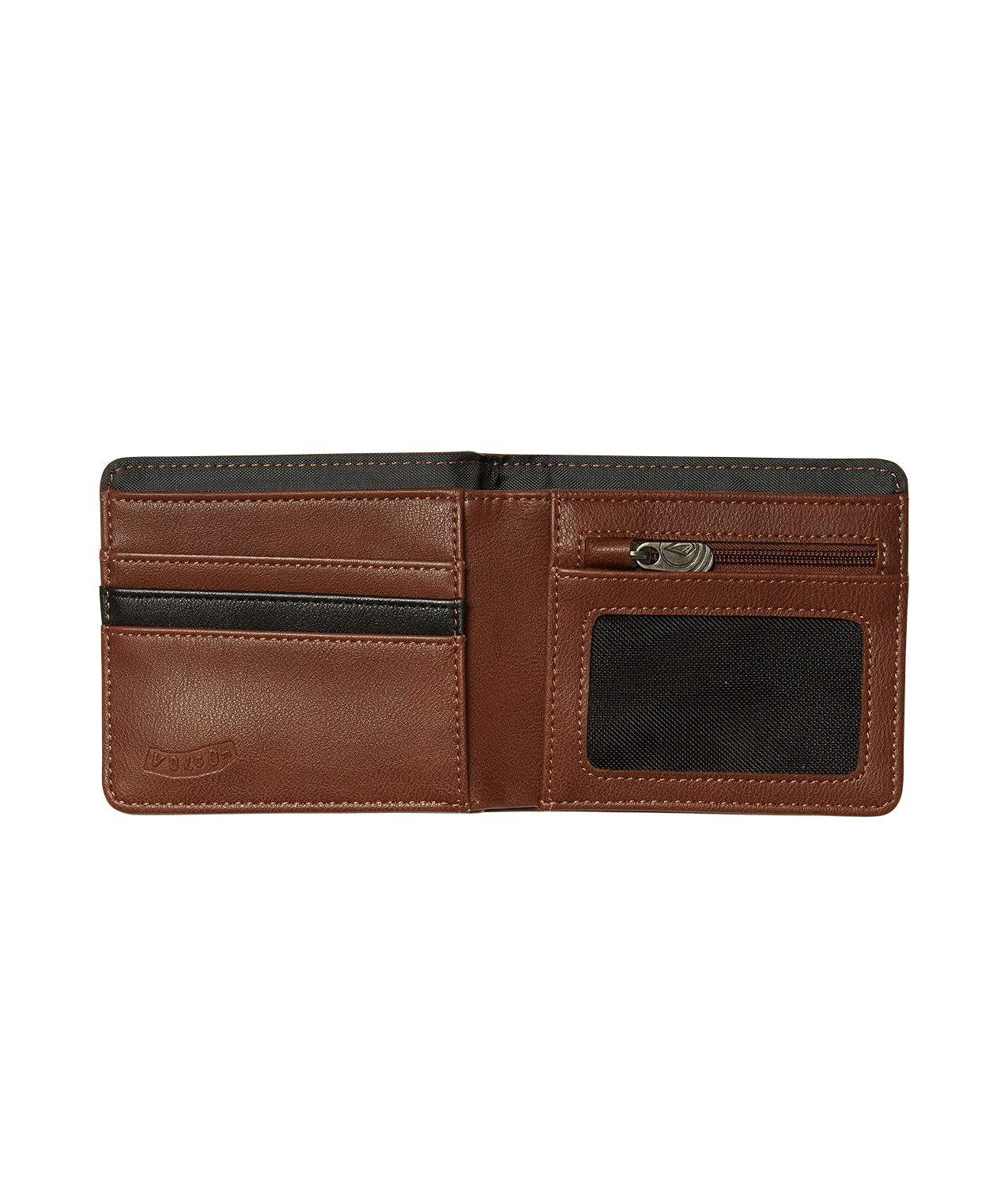Volcom Slim Stone Wallet wallet hombre detail 2 | Brown