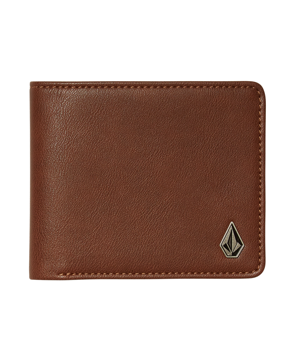 Volcom Slim Stone Wallet wallet hombre | Brown