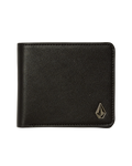 Volcom Slim Stone Pu Wallet S - Schwarz