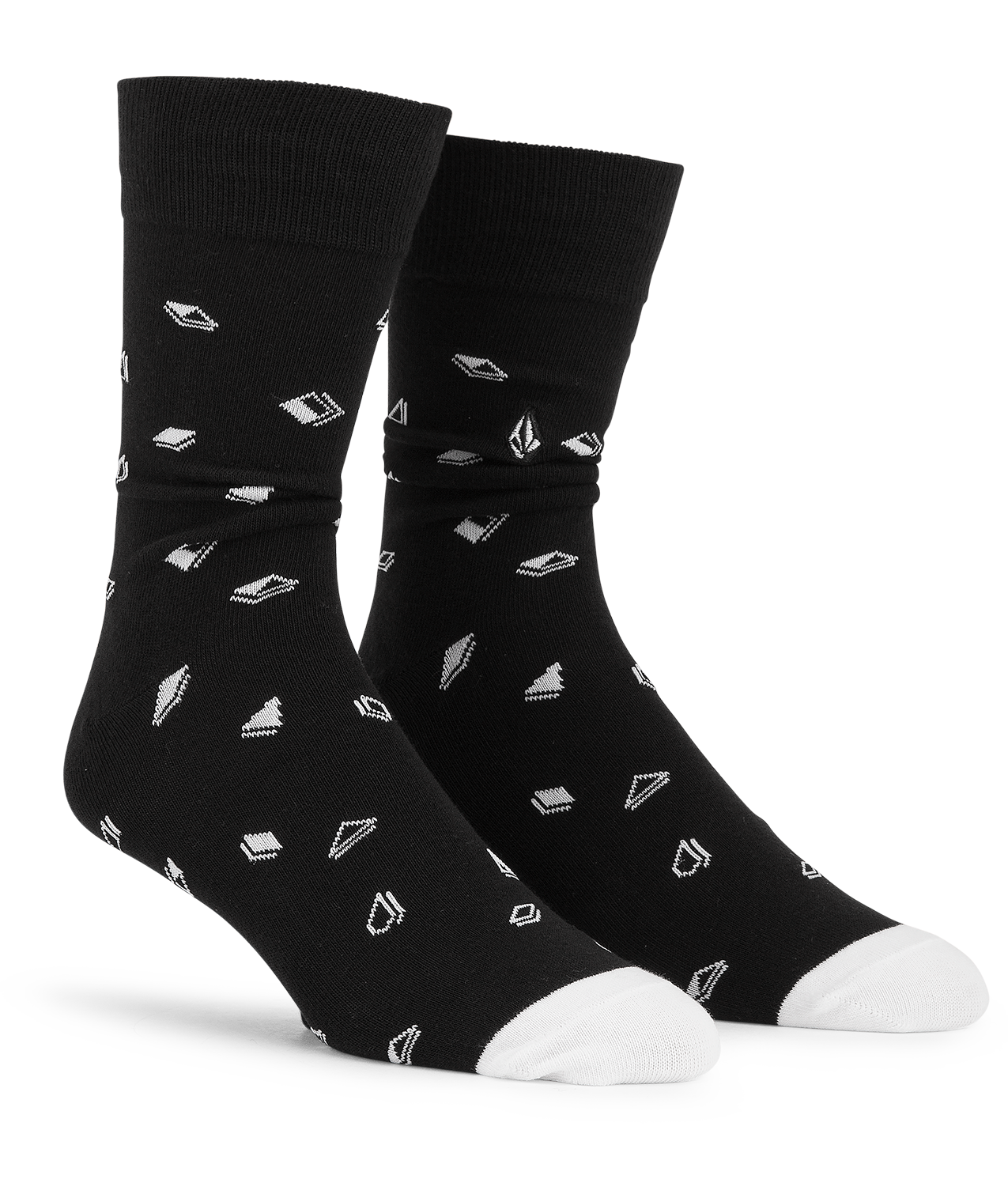 Volcom True Socks - Black White