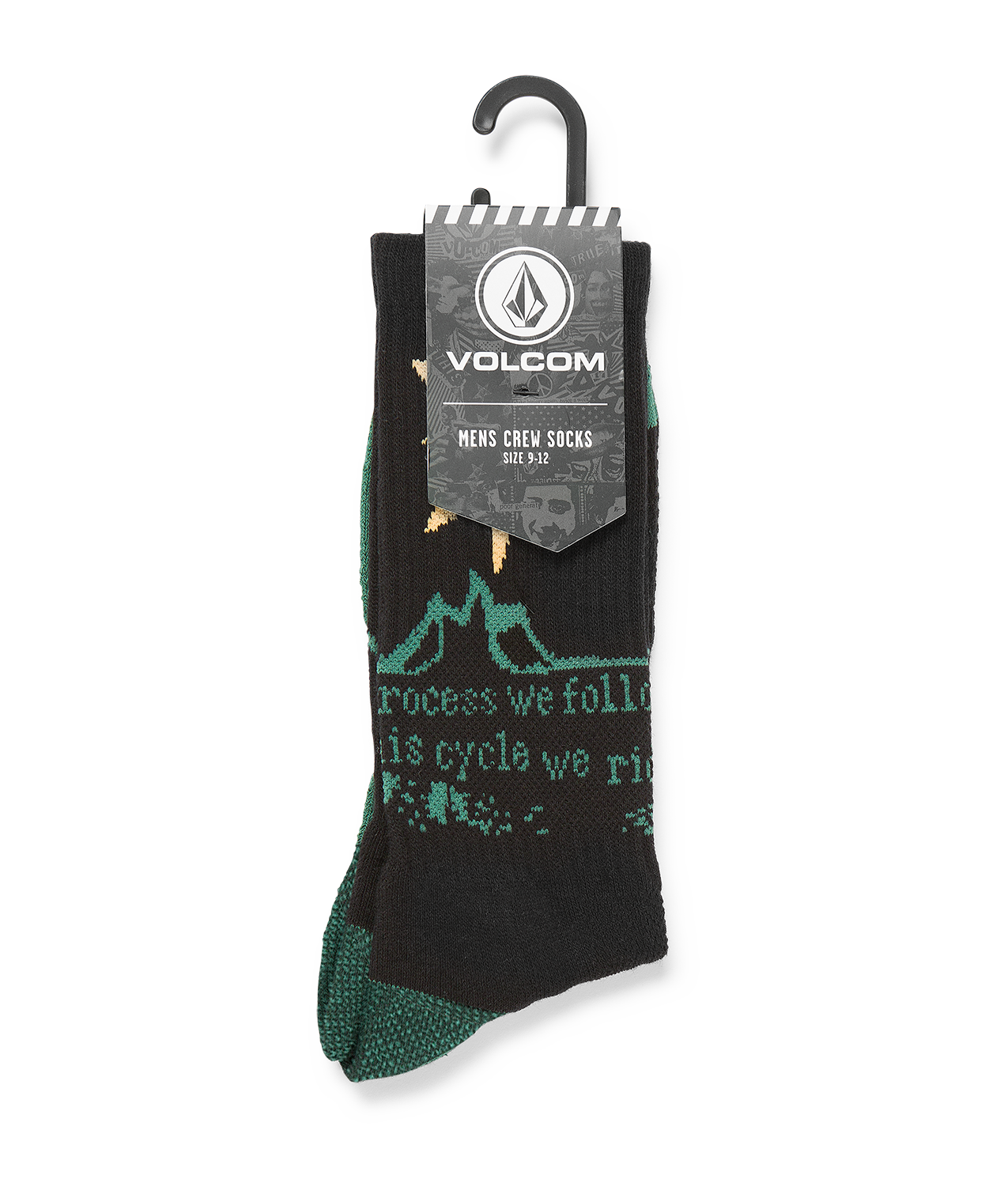 Meias Volcom Tt B Iguchi Sock Pr - Stealth