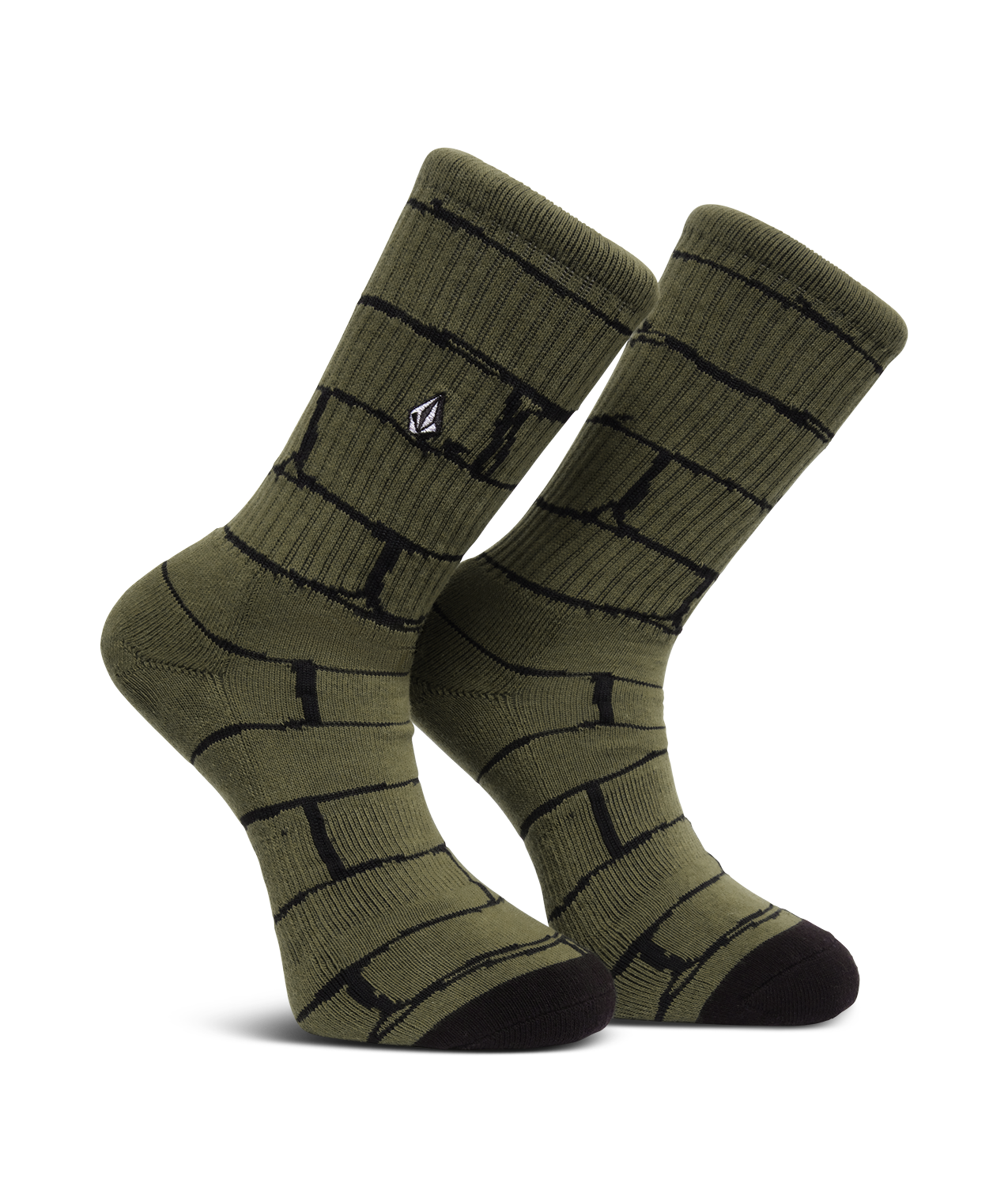 Meias Volcom Bricker Socks - Wintermoss