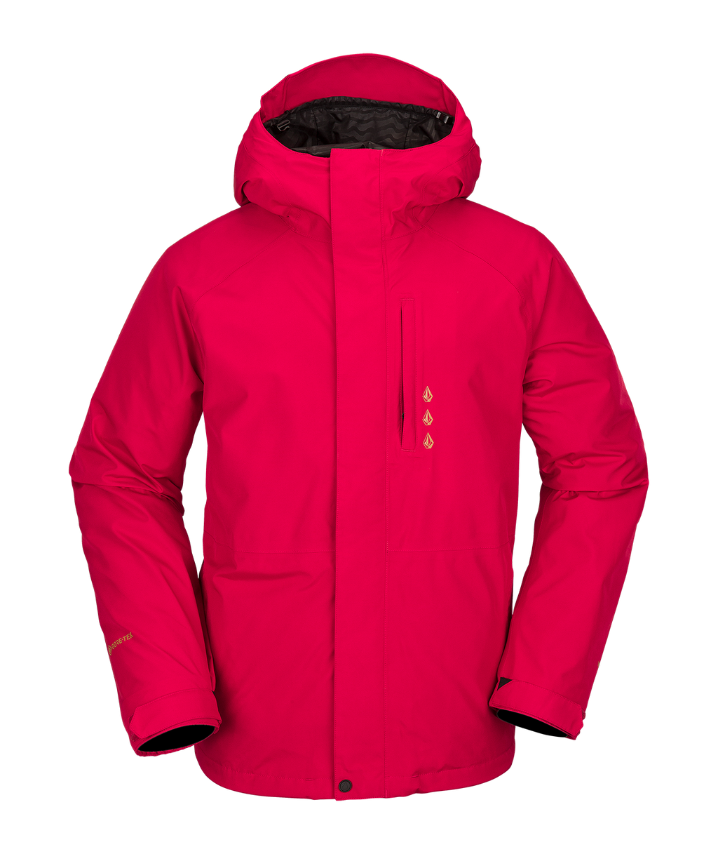 Volcom Dua Ins Gore Jacket - Red Snowboard Jacket
