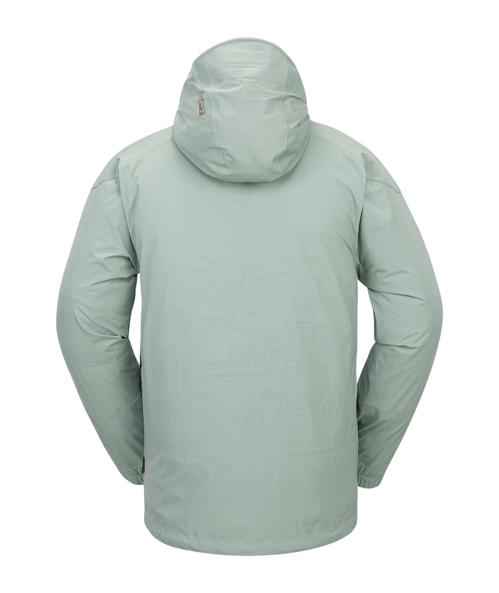 Volcom Guch Stretch Gore Jacket - Agave Snowboard Jacket