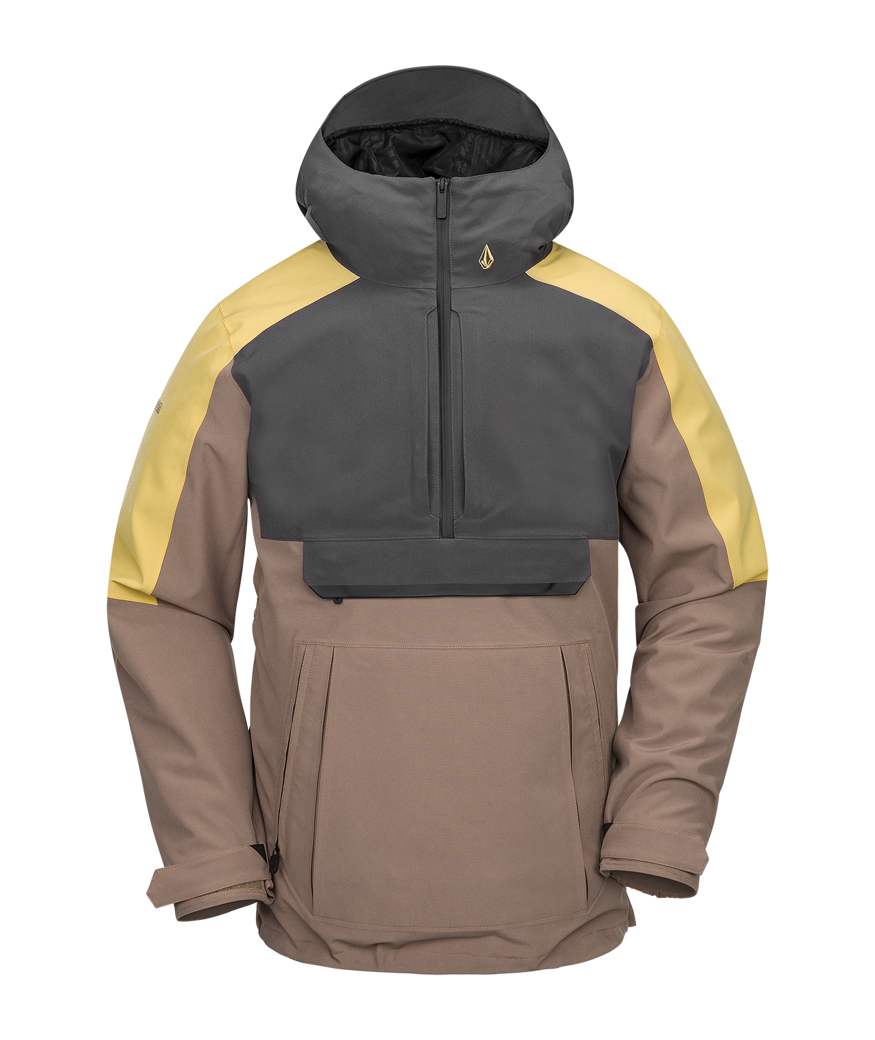 Volcom Brighton Pullover Snowboard Jacket - Chestnut Brown