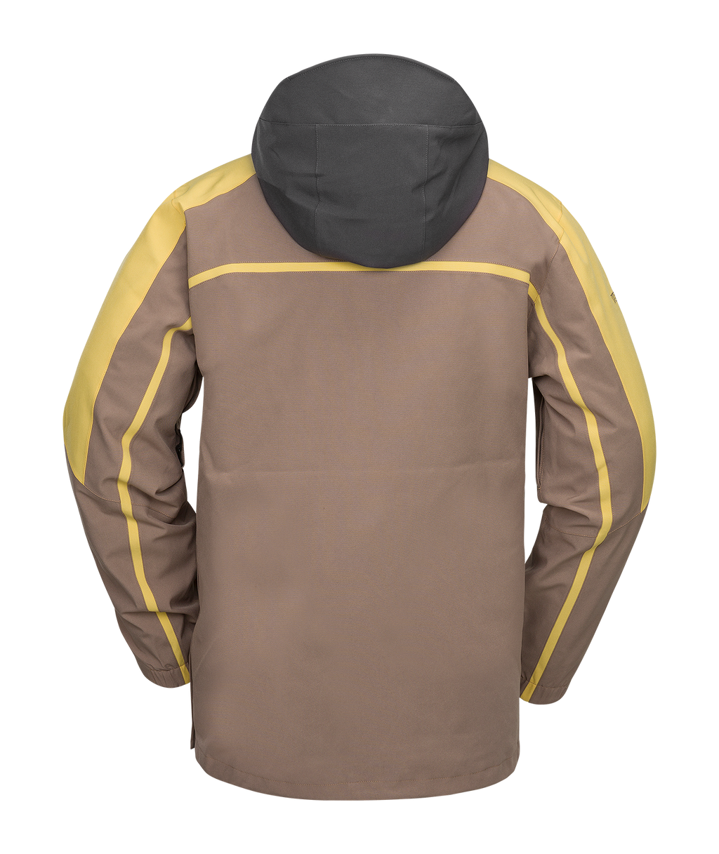Volcom Brighton Pullover Snowboard Jacket - Chestnut Brown