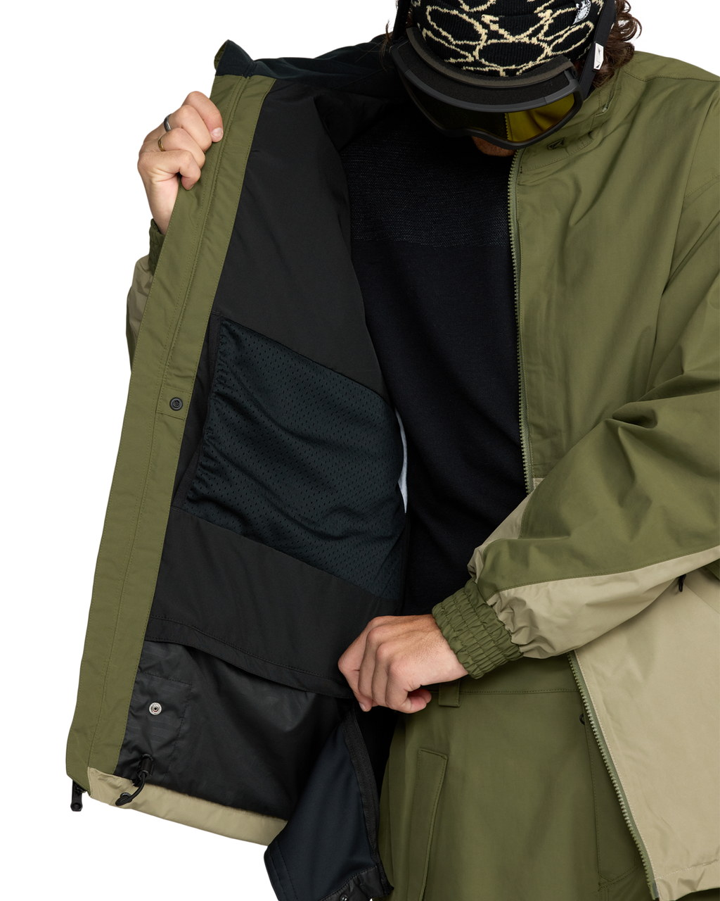 Volcom LONGO GORE-TEX JACKET chaquetas y abrigos hombre detail 10 | Dark Olive