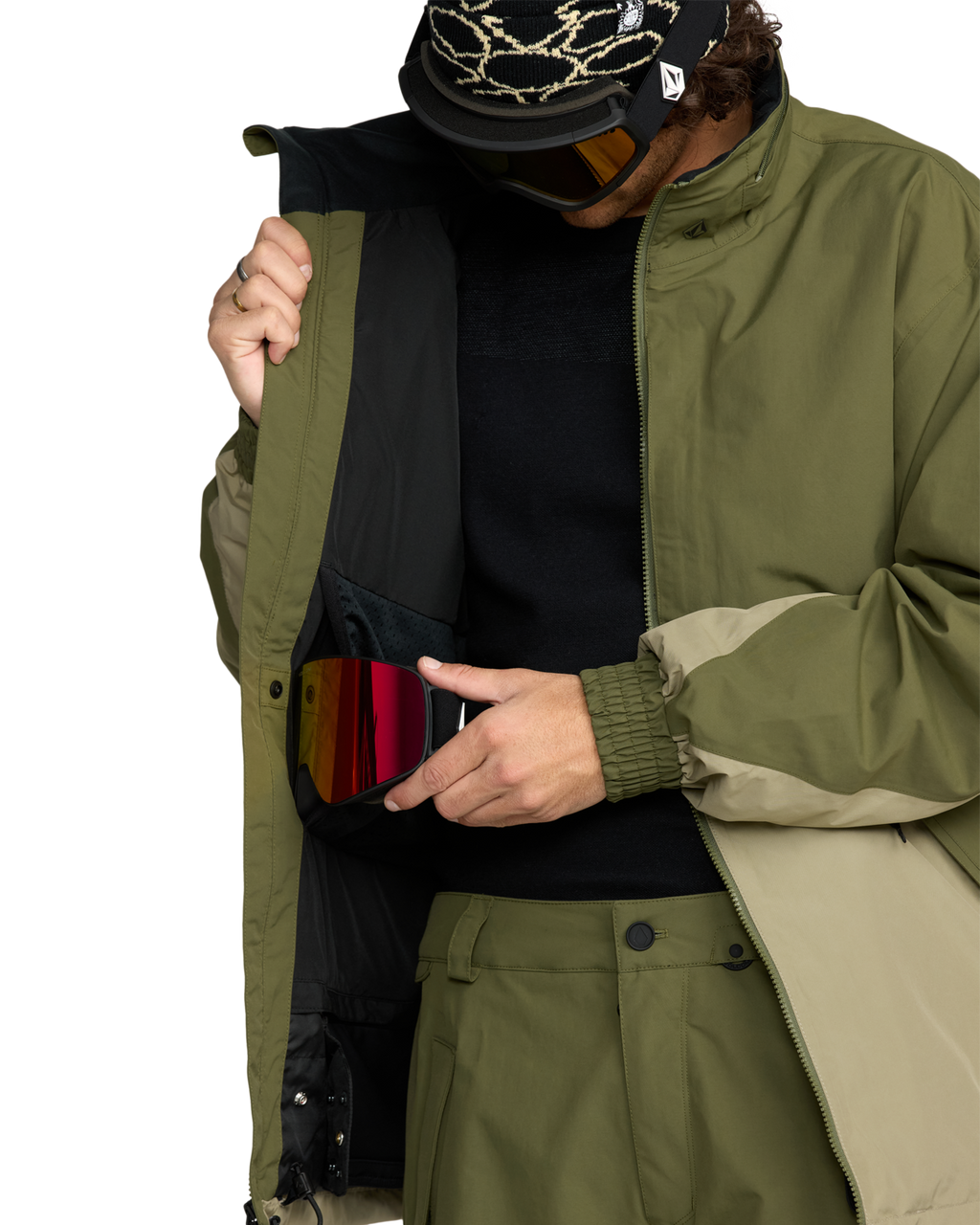 Volcom LONGO GORE-TEX JACKET chaquetas y abrigos hombre detail 9 | Dark Olive