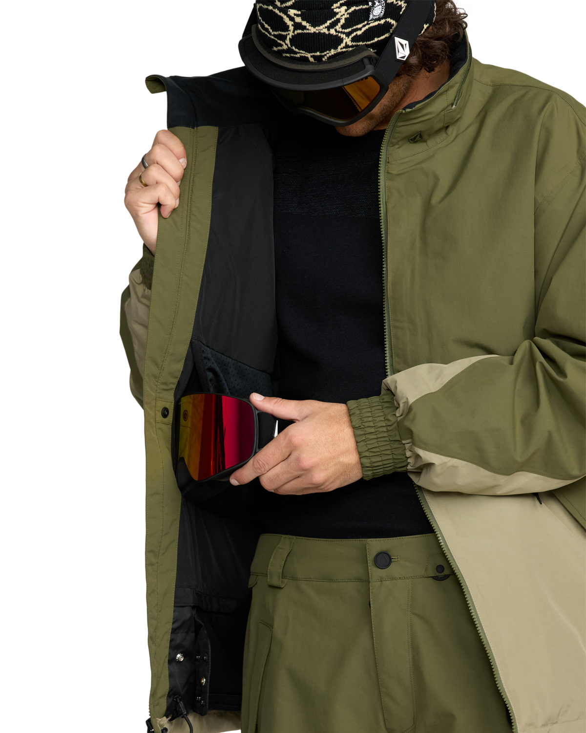 Volcom LONGO GORE-TEX JACKET chaquetas y abrigos hombre detail 9 | Dark Olive