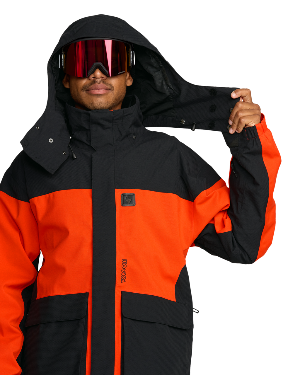 Volcom KLEVELAND JACKET chaquetas y abrigos hombre detail 5 | Orange Shock
