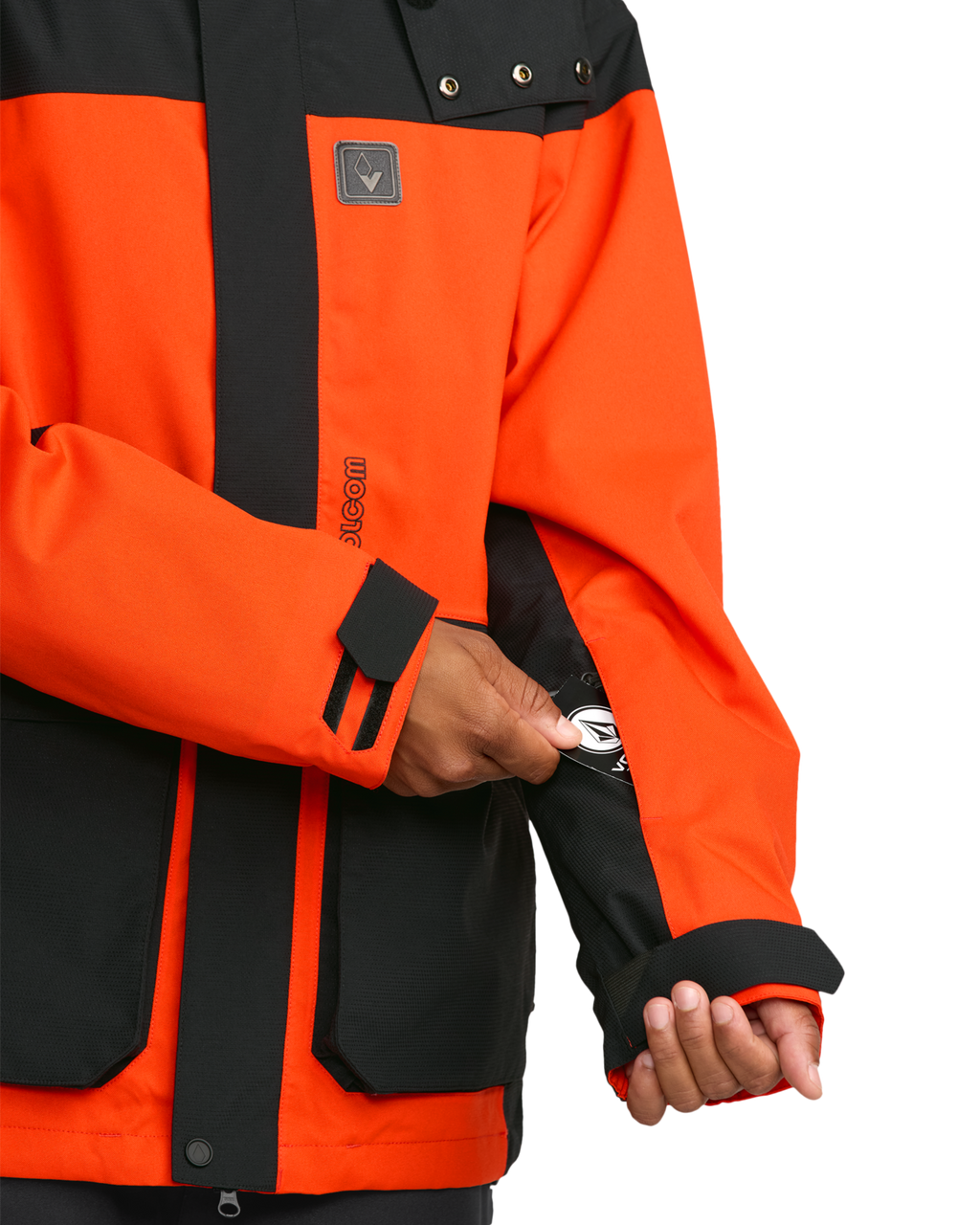 Volcom KLEVELAND JACKET chaquetas y abrigos hombre detail 9 | Orange Shock