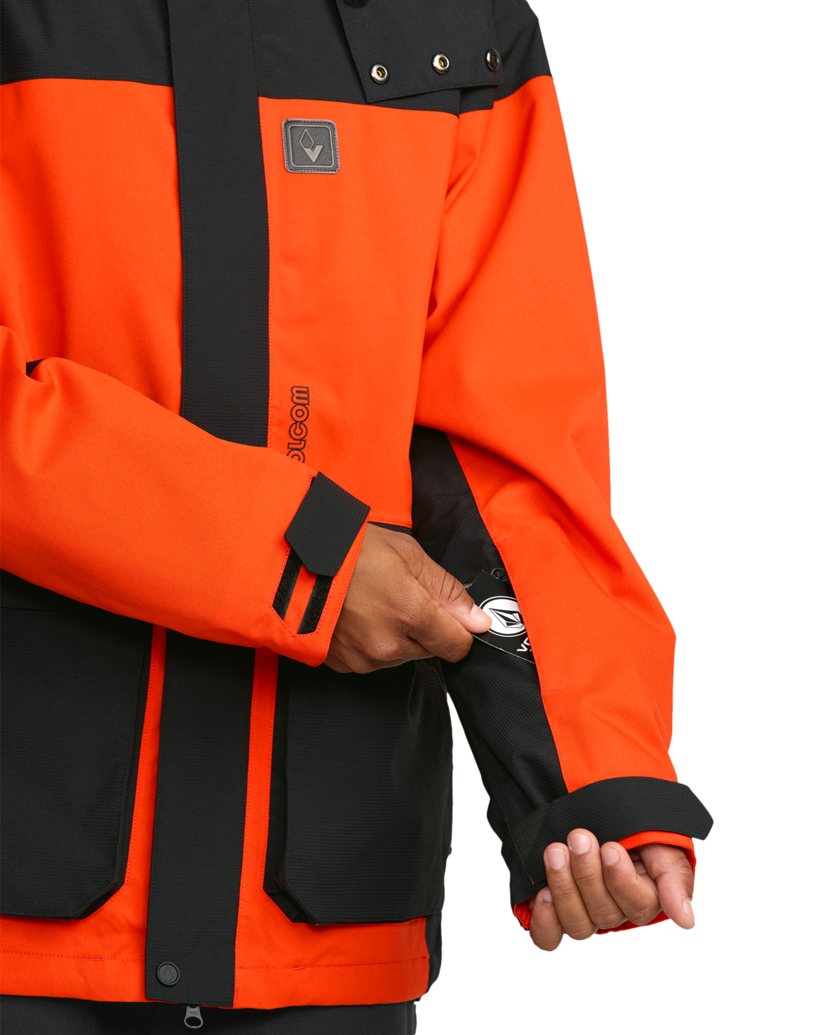 Volcom KLEVELAND JACKET chaquetas y abrigos hombre detail 9 | Orange Shock