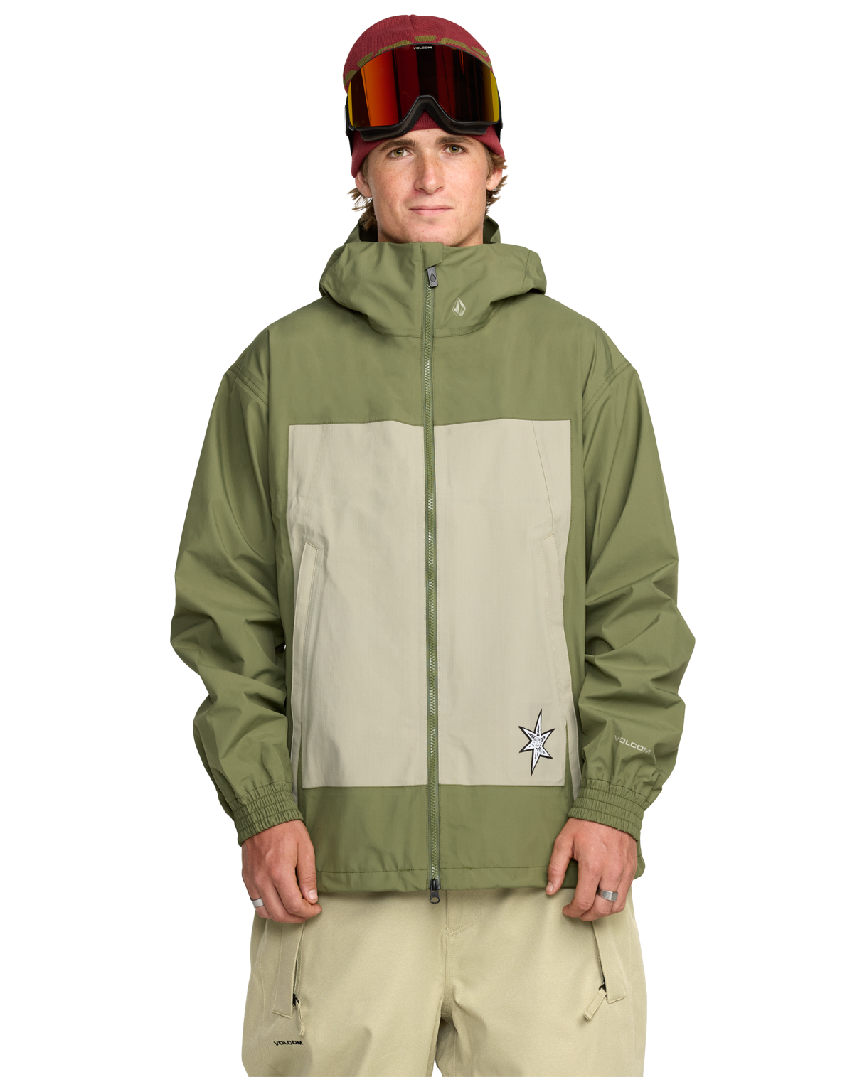 Chaquetas de snowboard Volcom Arthur 3L Jacket - Dark Olive