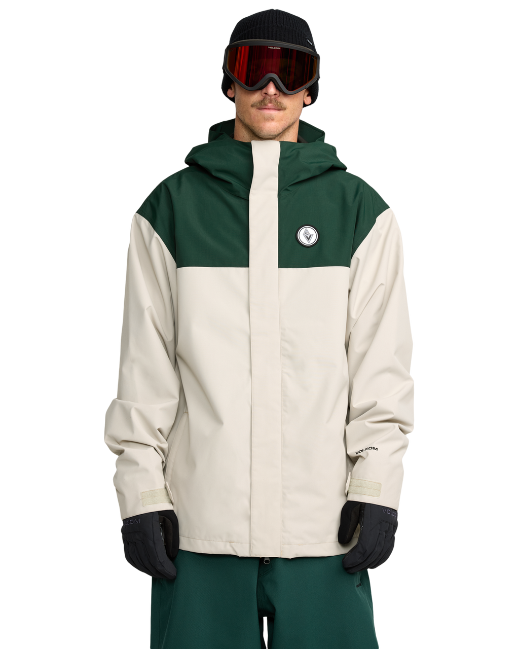 Chaquetas de snowboard Volcom Buckthreeeighty Jacket - Stone