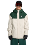 Snowboardjacken Volcom Buckthreeeighty Jacket - Stone