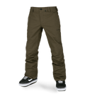 Volcom Klocker Tight Pant Snowboard Pants - Black Military