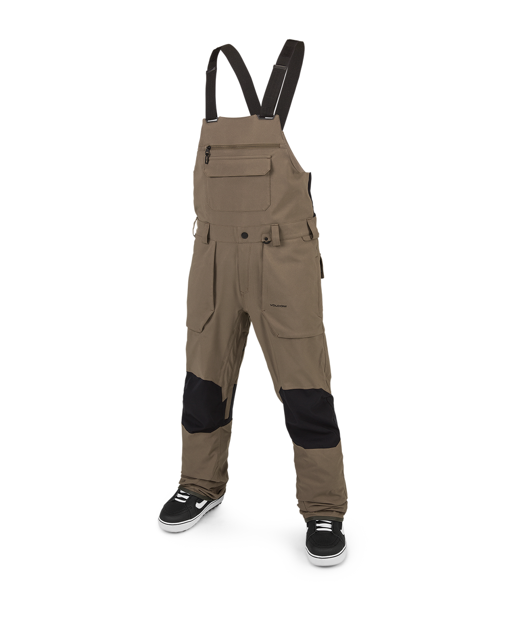 Salopette de snowboard Volcom Roan Bib Overall - Vlc Teak