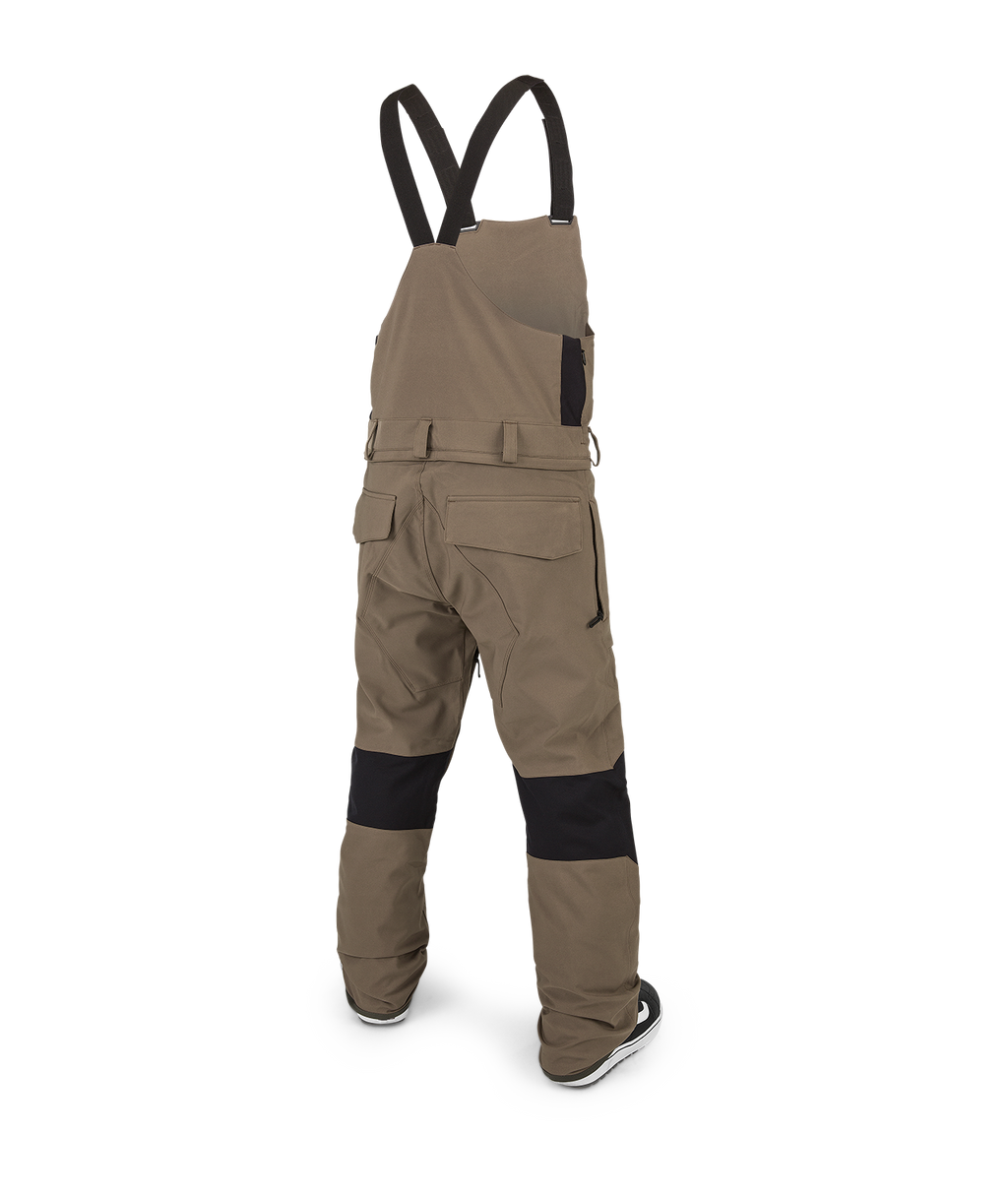 Salopette de snowboard Volcom Roan Bib Overall - Vlc Teak