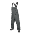 Pantalones de snowboard Volcom Roan Bib Overall - Charcoal