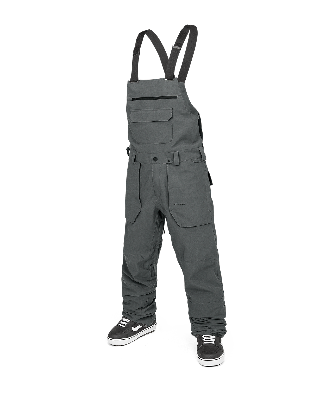 Salopette de snowboard Volcom Roan Bib Overall - Charbon
