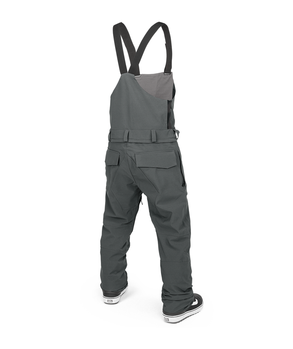 Volcom Roan Bib Overall Snowboard Pants - Charcoal