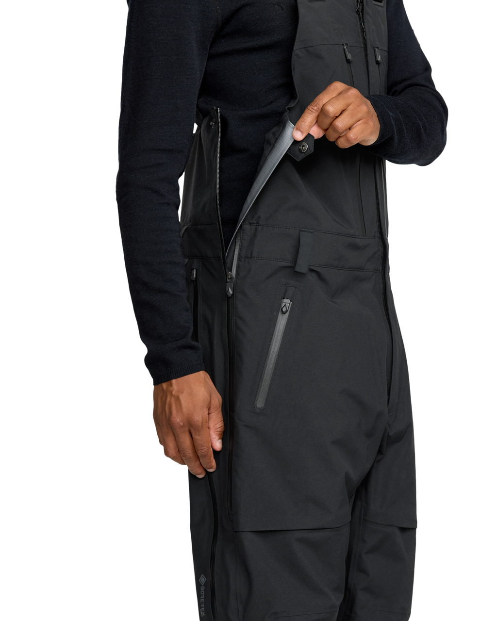 Volcom ANYOX GORE-TEX PRO SHELL BIB pantalón hombre detail 7 | Black