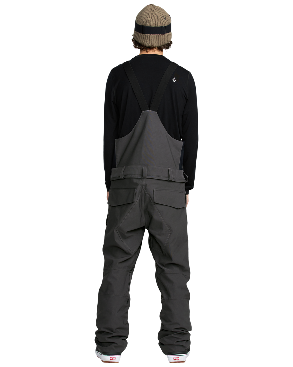 Pantalones de snowboard Volcom Roan Bib Overall - Dark Grey