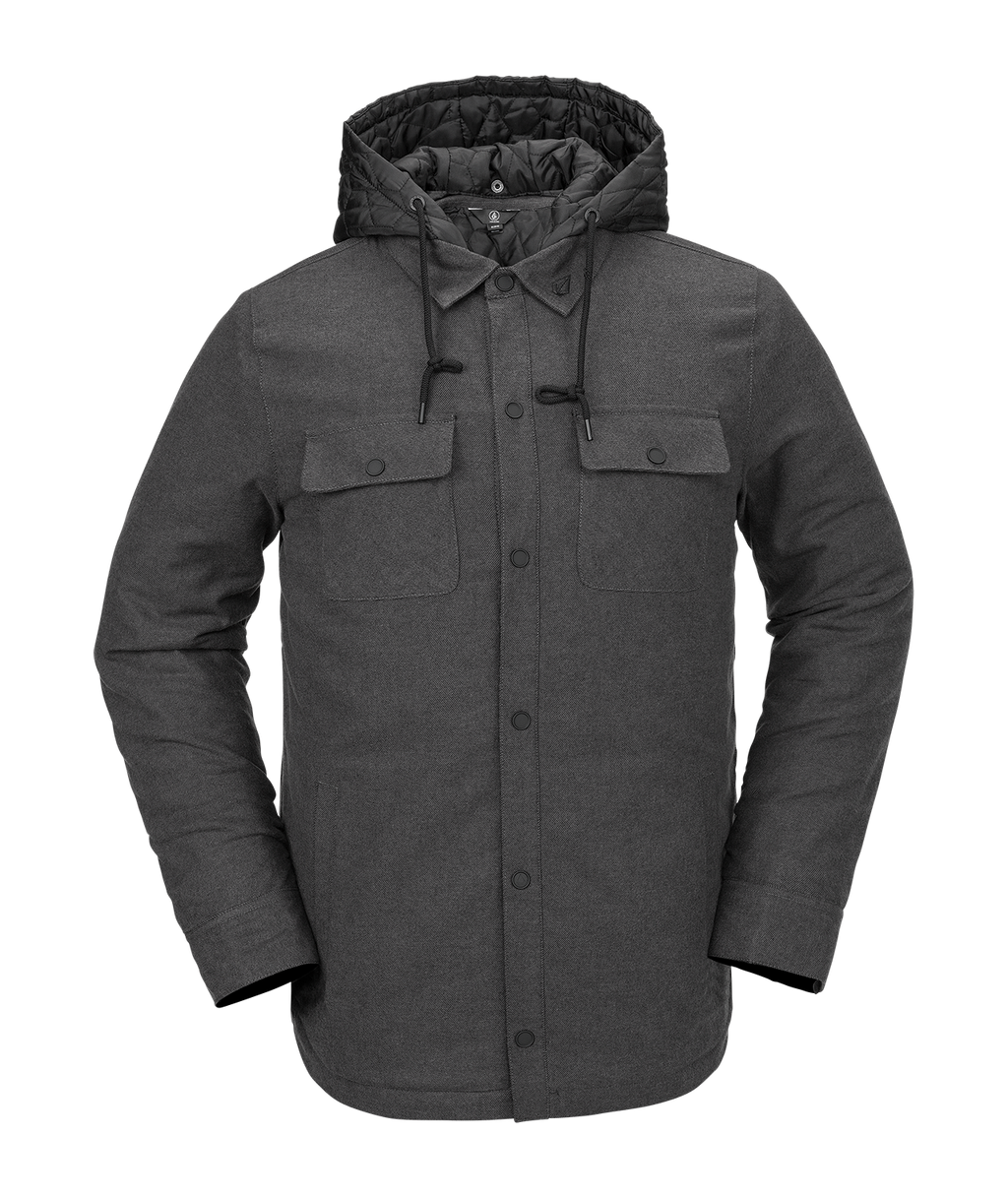 Casaco Volcom Ins Riding Flannel - Heather Black