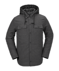 Volcom Ins Riding Flannel Jacke - Heather Black