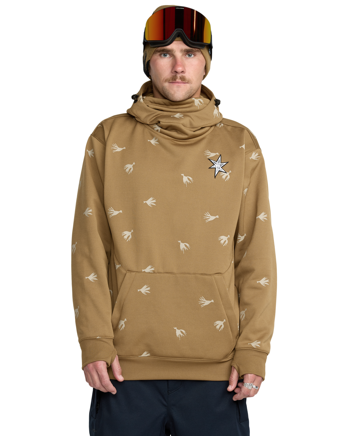 Volcom Hydro Riding Hoodie - Bronze
