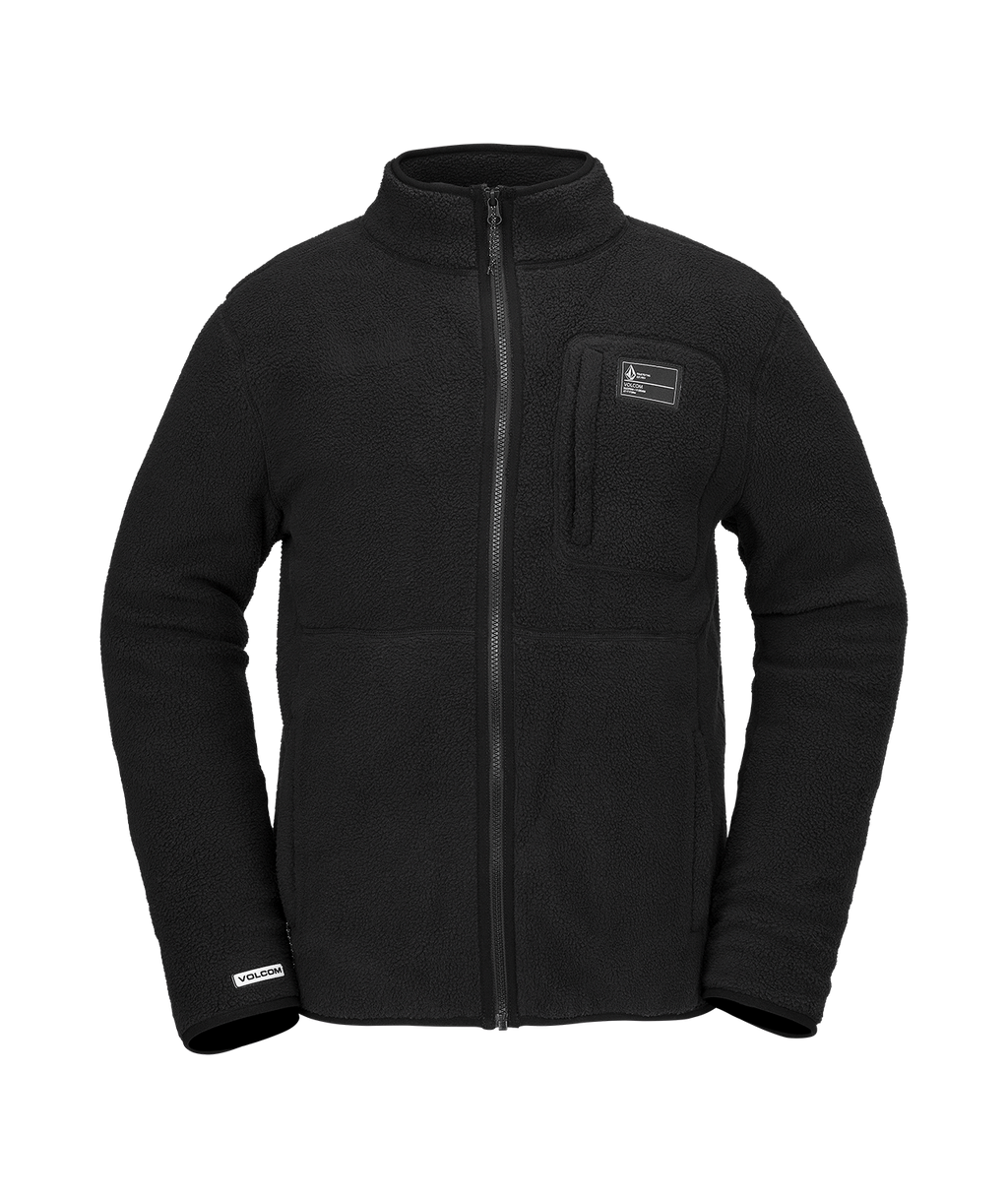 Sweatshirt com fecho de correr Volcom Fleecer Full Zip - Preto