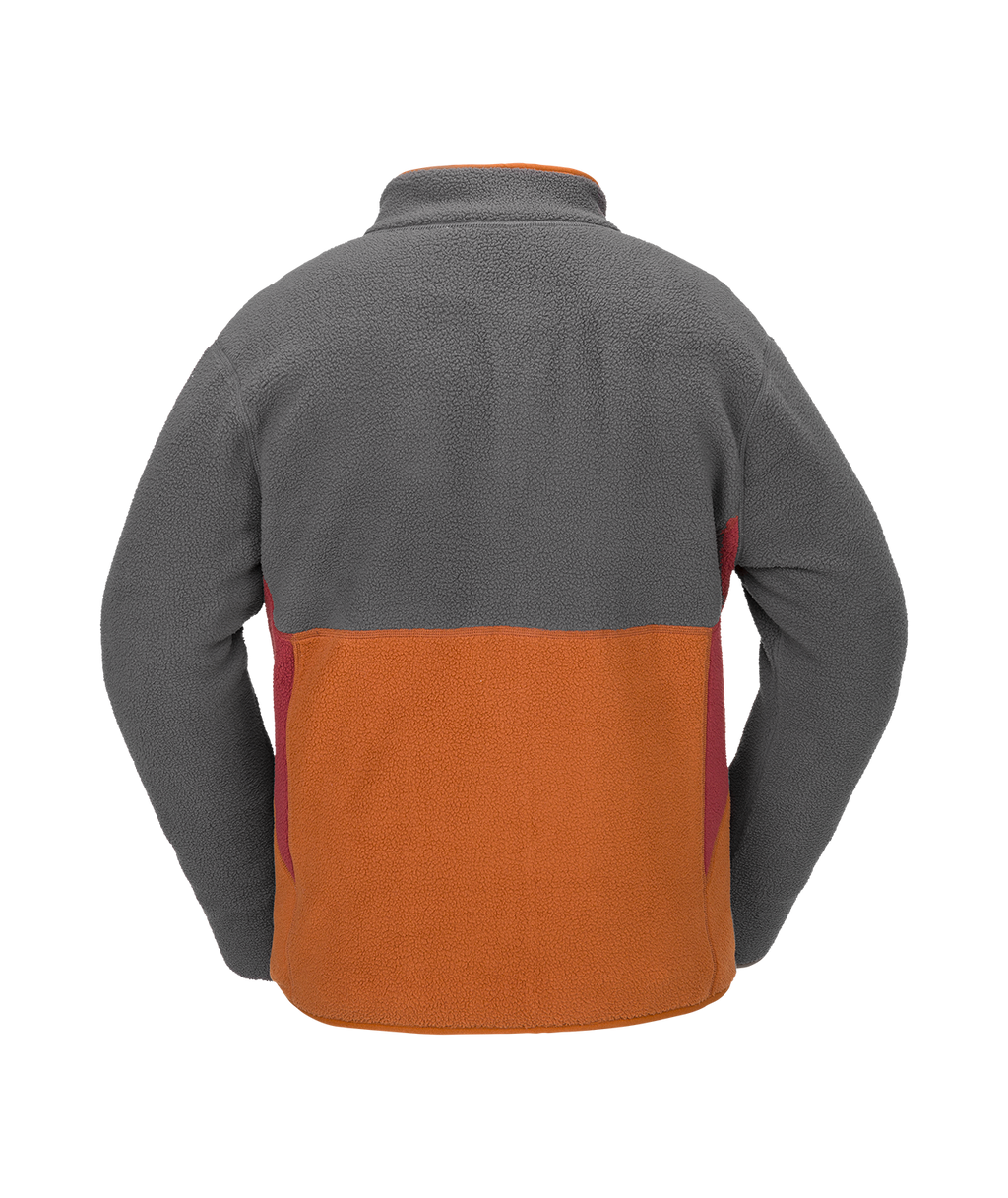 Sweatshirt com fecho de correr Volcom Fleecer Full Zip - Carvão