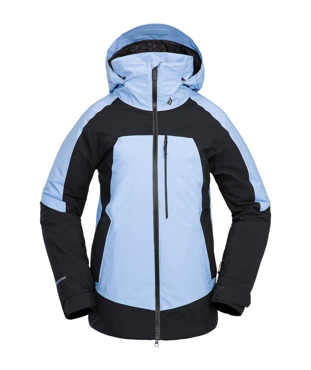 Volcom Women's 3D Stretch Gore Jacket - Crystal Blue Snowboard Jacket