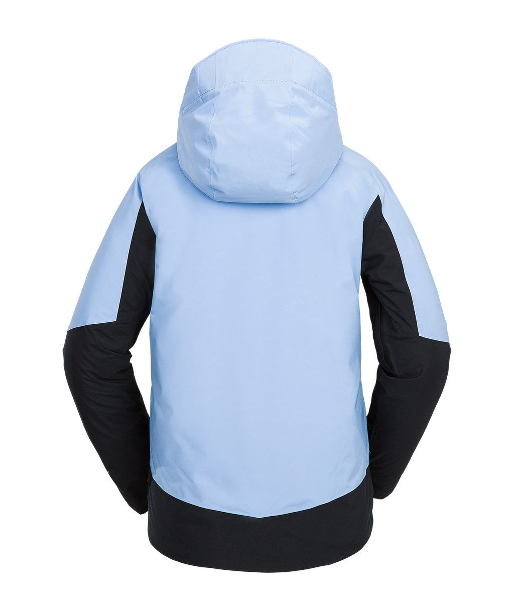 Volcom Women's 3D Stretch Gore Jacket - Crystal Blue Snowboard Jacket