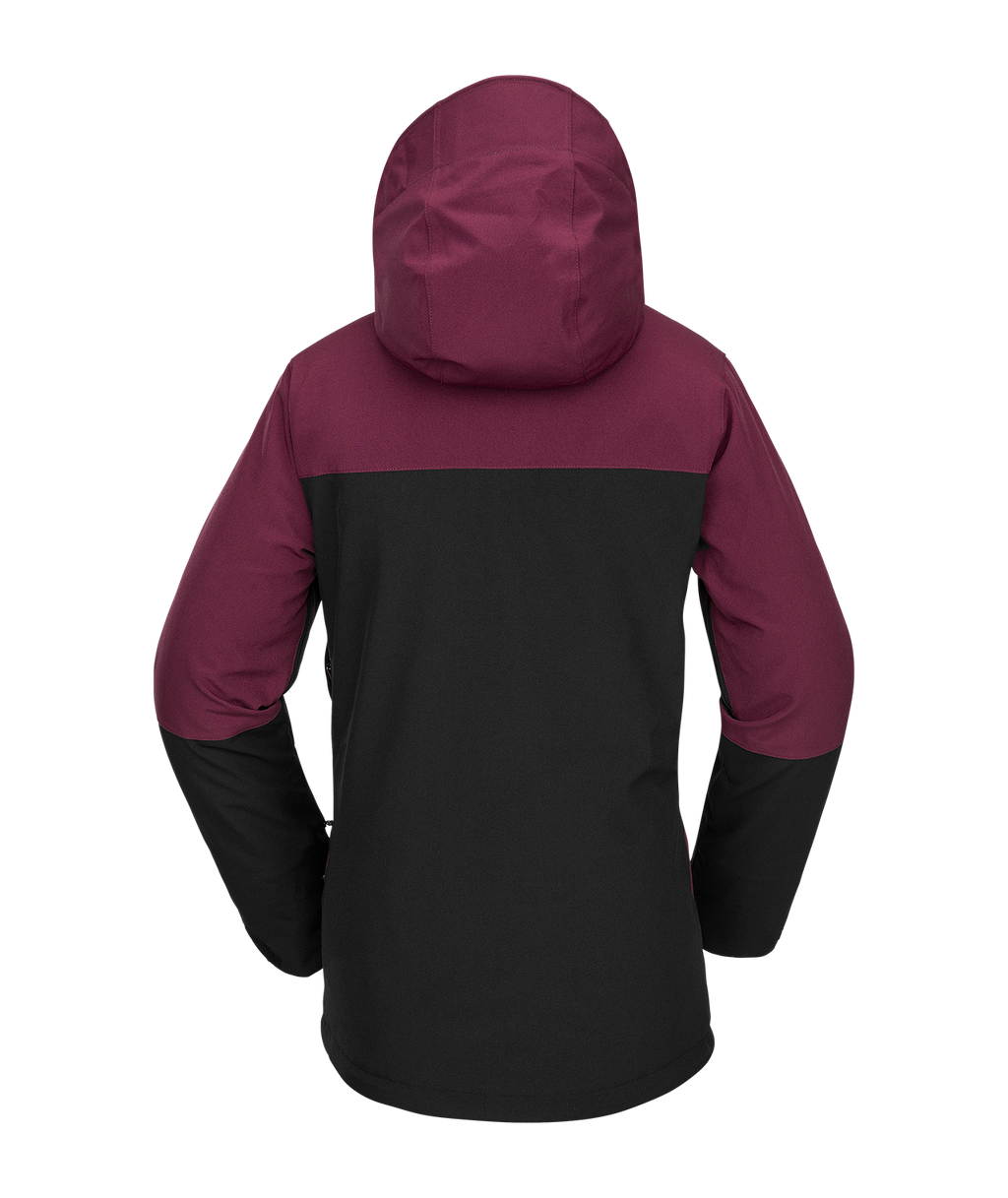 Veste de snowboard femme Volcom Shelter 3D Stretch - Bordeaux
