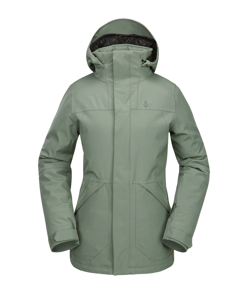 Damen Snowboardjacke Volcom Shelter 3D Stretch Jacket - Lichen Green