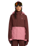 Damen Snowboardjacke Volcom Bolt Ins Jacket - Oxblood