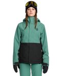 Chaquetas de snowboard Mujer Volcom Bolt Ins Jacket - Spruce Green
