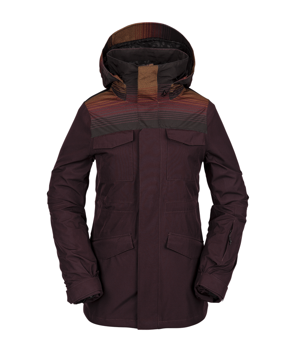 Chaquetas de snowboard Mujer Volcom Leda Gore-Tex Jacket - Black Red
