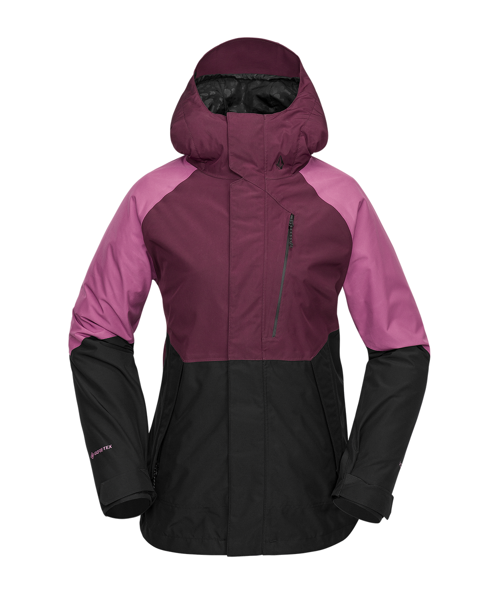 Damen Snowboardjacke Volcom V.Co Aris Gore-Tex Jacket - Burgund