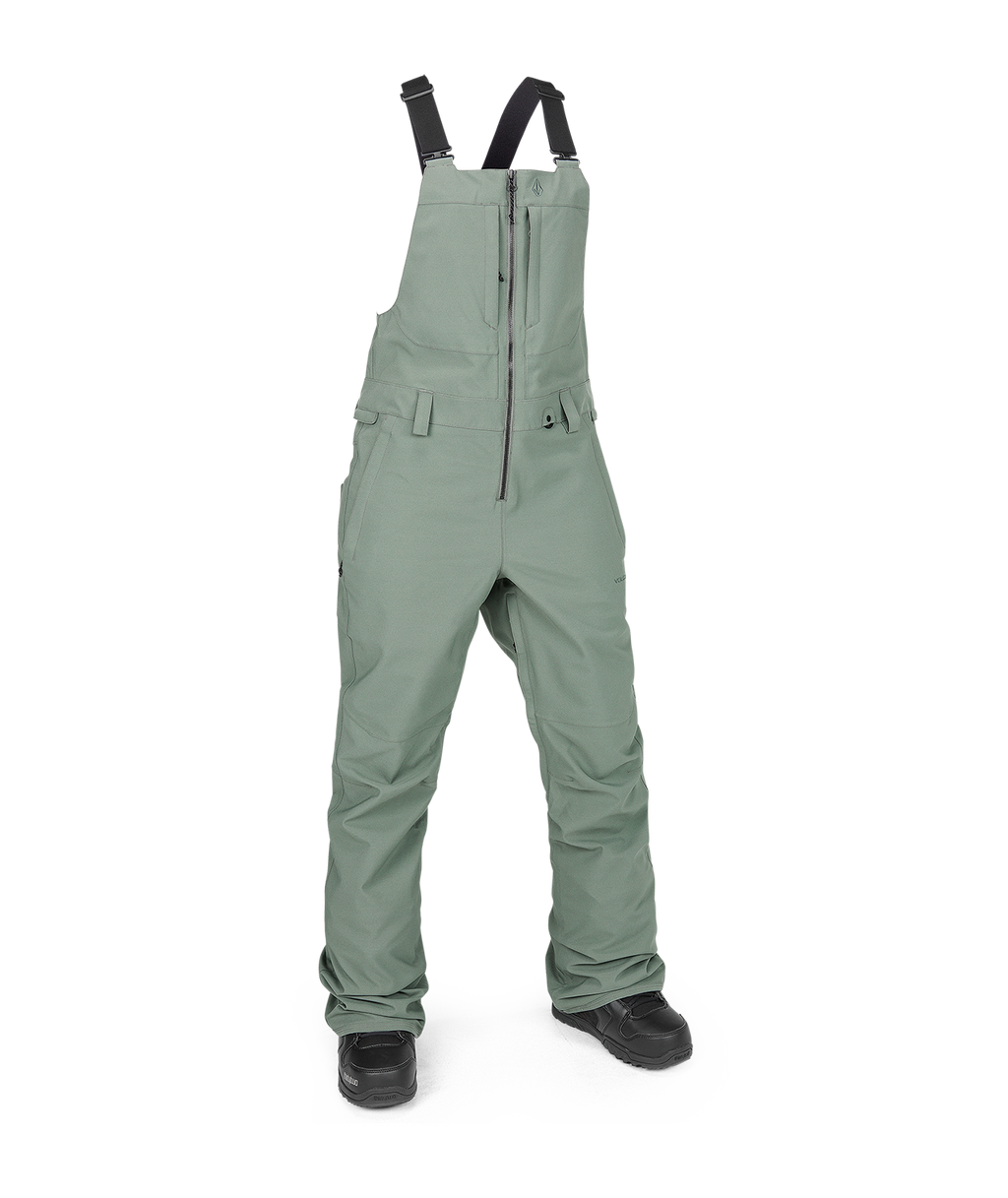 Volcom Swift Bib Overall Women's Snowboard Pants - Lichen Green
