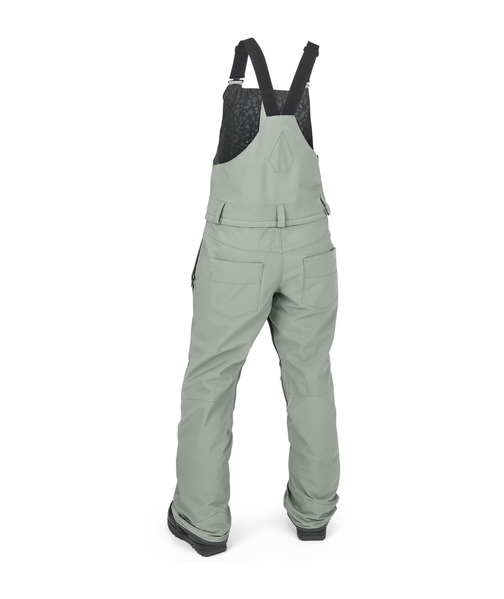 Volcom Swift Bib Overall Women's Snowboard Pants - Lichen Green