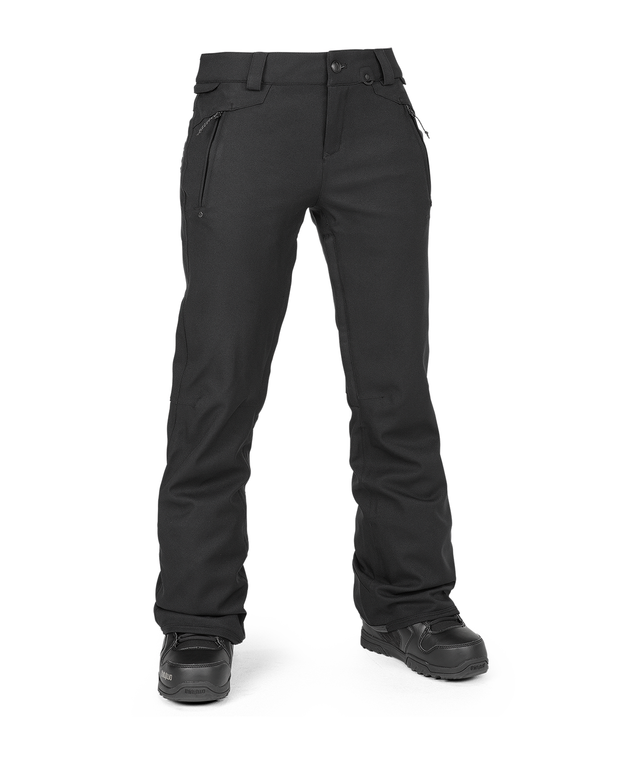 Calças de snowboard femininas Volcom Genus Stretch Pant - Preto
