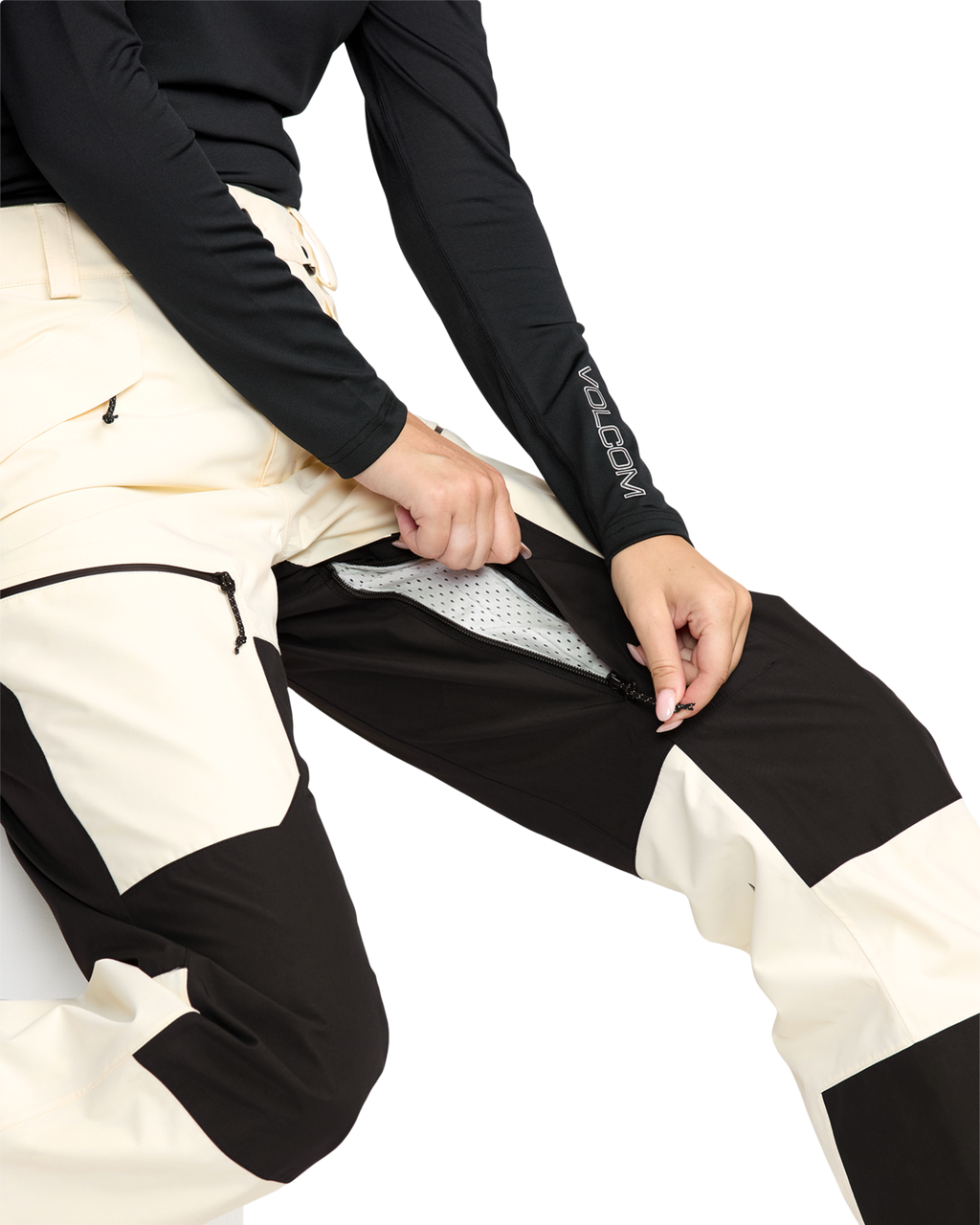 Volcom STONE MICA 20K PANT pantalón mujer detail 5 | Bone