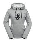Volcom Core Hydro Hoodie Women's Technical Sweatshirt - Heather Grey